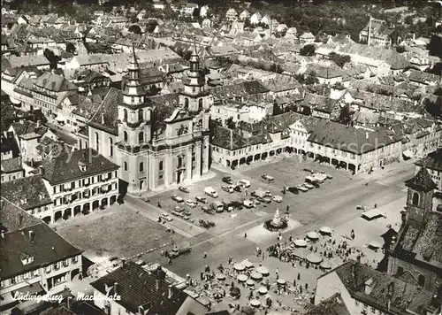 Ludwigsburg Fliegeraufnahme Marktplatz Kat. Ludwigsburg