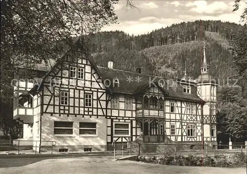 Sitzendorf Thueringen Bockschmiede Gasthaus zum Eisenhammer Kat. Sitzendorf Schwarzatal