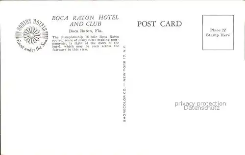 Boca Raton Boca Raton Hotel and Club Kat. Boca Raton