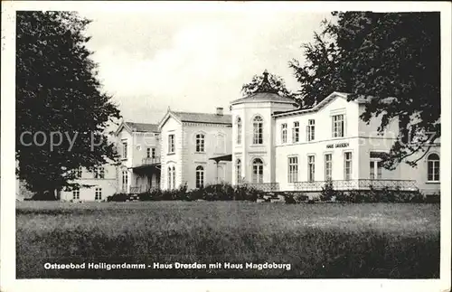 Heiligendamm Ostseebad Haus Dresden und Magdeburg Kat. Bad Doberan