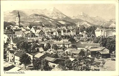 Traunstein Oberbayern Stadtansicht Kat. Traunstein