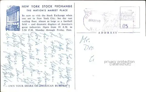 New York City New York Stock Exchange / New York /