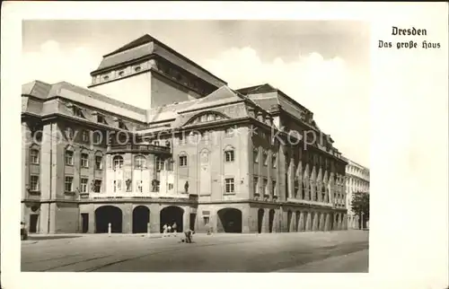 Dresden Das grosse Haus Kat. Dresden Elbe