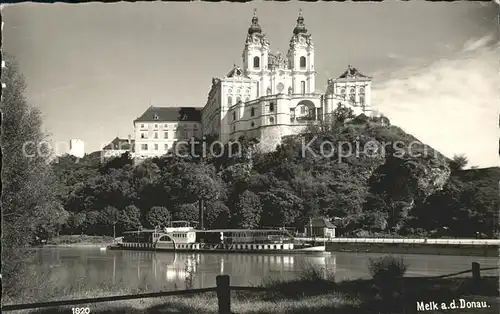 Melk Donau Schloss Kat. Melk Wachau
