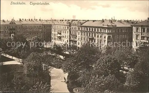 Stockholm Tegnerlunden Kat. Stockholm