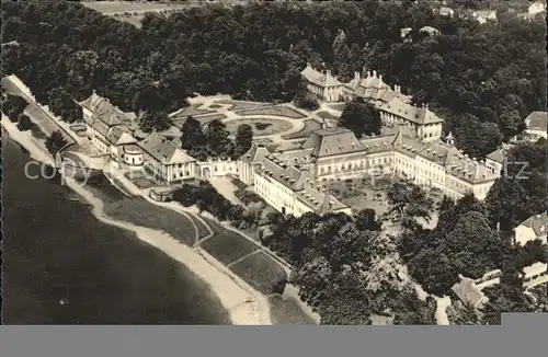 Pillnitz Schloss Fliegeraufnahme Kat. Dresden