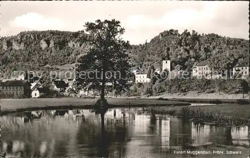 Muggendorf Fraenkische Schweiz Kurpark Kat. Wiesenttal