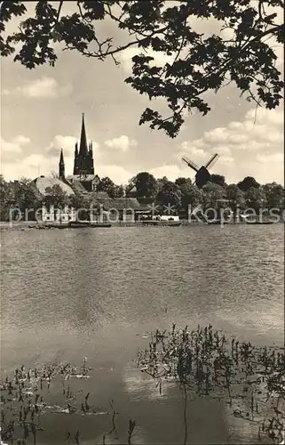 Werder Havel Kirche und Muehle Kat. Werder