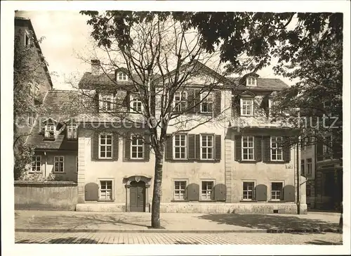 Weimar Thueringen Schiller   Haus Kat. Weimar