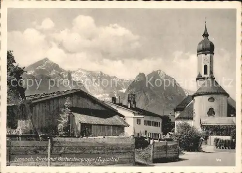 Garmisch Partenkirchen Kirche Kat. Garmisch Partenkirchen