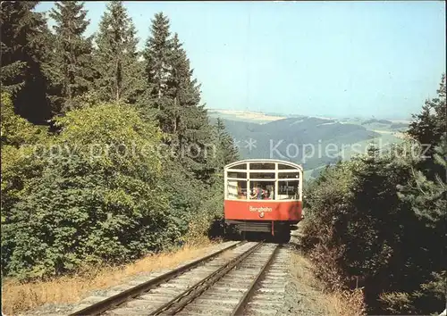 Lichtenhain Bergbahn Bahnromantik Kat. Oberweissbach Thueringer Wald