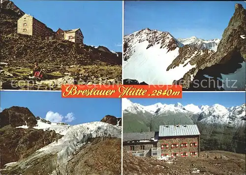 Vent Tirol Breslauer Huette Wildspitze Oetztal Kat. Soelden