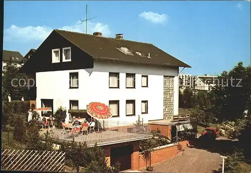 Altenau Harz Haus Schau ins Land Terrasse Kat. Altenau