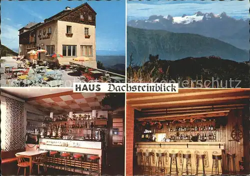 Ebensee Oberoesterreich Haus Dachsteinblick Terrasse Bar Panorama Kat. Ebensee Salzkammergut