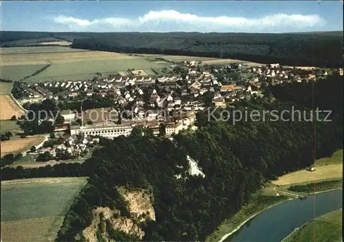 Fuerstenberg Weser Fliegeraufnahme Kat. Fuerstenberg