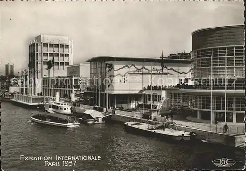 Paris Pavillons de Suisse et d Italie Expo Intern Paris 1937 Kat. Paris