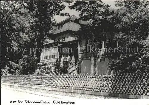Ostrau Bad Schandau Cafe Berghaus Kat. Bad Schandau