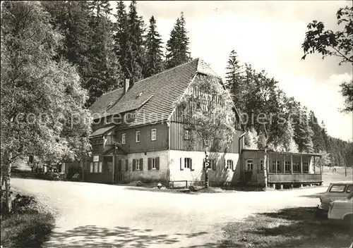 Baerenfels Erzgebirge Waldgaststaette Putzmuehle Kat. Altenberg