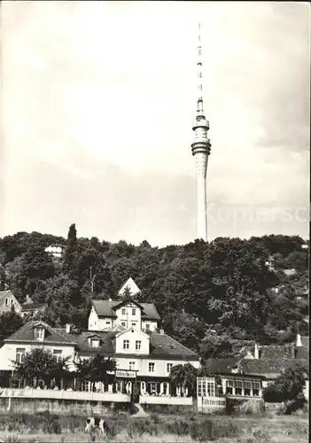 Wachwitz Fernsehturm Kat. Dresden