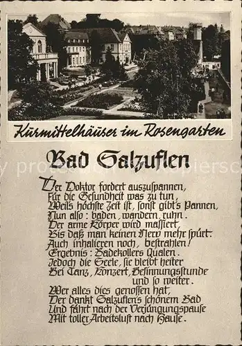 Bad Salzuflen Kurmittelhaeuser im Rosengarten Kat. Bad Salzuflen