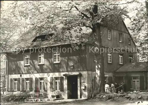 Neustadt Sachsen HO Gaststaette auf dem Unger Kat. Neustadt Sachsen