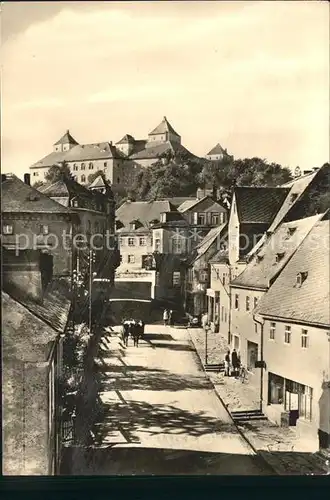 Augustusburg Dorfpartie Schloss Kat. Augustusburg