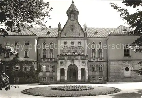 Waldenburg Sachsen Schloss Klinik fuer Tuberkulosekranke Portal Kat. Waldenburg Sachsen