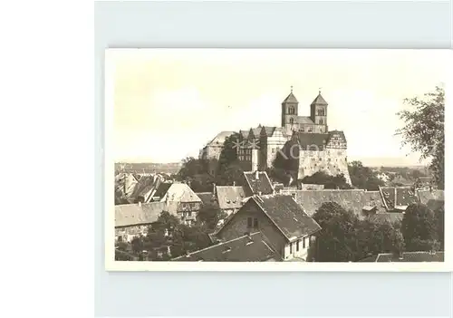 Quedlinburg Schloss mit Dom Kat. Quedlinburg