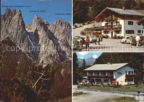 Kirchdorf Tirol Wilden Kaiser Griesner Alm Golnger Halt Predigtstuhl Totenkirchl Kat. Kirchdorf in Tirol Wilder Kaiser