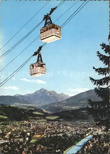 Innsbruck Nordkettenbahn Wagenkreuzung  Kat. Innsbruck