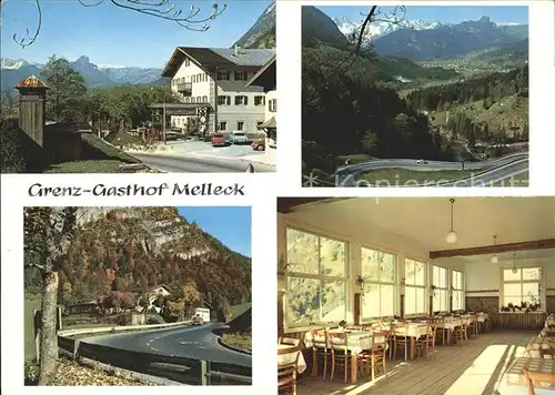 Bad Reichenhall Grenz Gasthof Melleck Kat. Bad Reichenhall