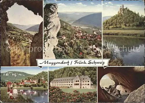 Muggendorf Fraenkische Schweiz Teilansichten Kat. Wiesenttal