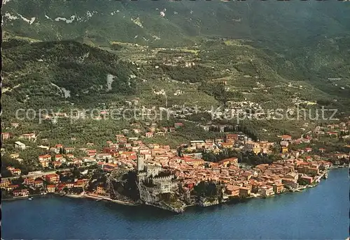 Malcesine Lago di Garda Fliegeraufnahme Kat. Malcesine