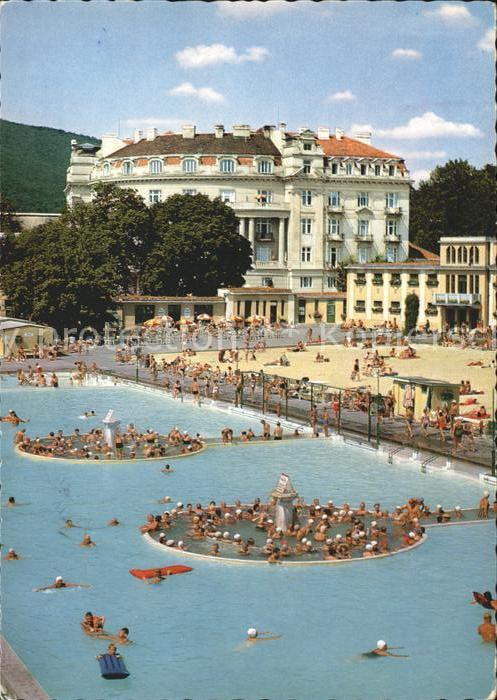 Baden Wien Thermal Strandbad Sanatorium Esplanade Kat. Baden Nr