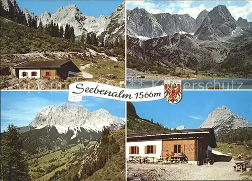 Ehrwald Tirol Seebenalm Gruenstein Seebensee Drachenkopf Zugspitze Sonnenspitze / Ehrwald /