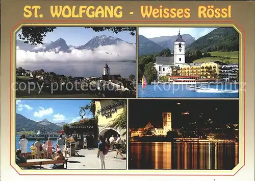 St Wolfgang Salzkammergut Weisses Roessli Kat. St. Wolfgang im Salzkammergut