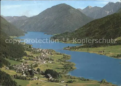 Weissensee Kaernten Fliegeraufnahme Kat. Weissensee