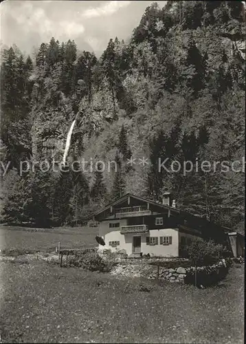 Sachrang Chiemgau Schossrinn Cafe Waldwinkel Kat. Aschau i.Chiemgau