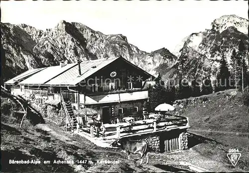 Achensee Baerenbad Alpen Karwendel Kuh Kat. Eben am Achensee