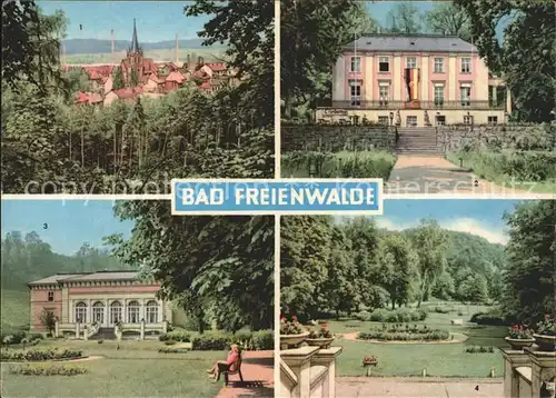 Bad Freienwalde Ort Puschkin Haus Kurhaus Kurpark Kat. Bad Freienwalde