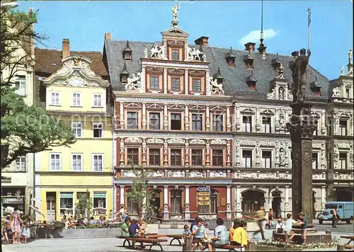 Erfurt Fischmarkt Roland Haus Breiten Herd Kat. Erfurt