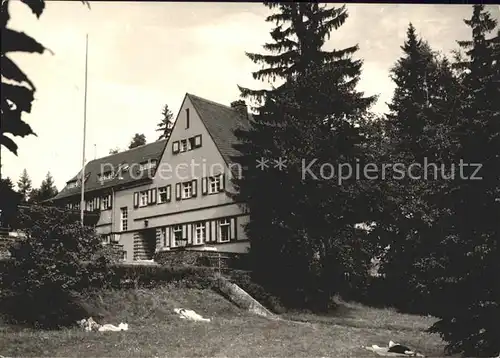 Gruenhain Beierfeld Genesungsheim Kat. Beierfeld Erzgebirge