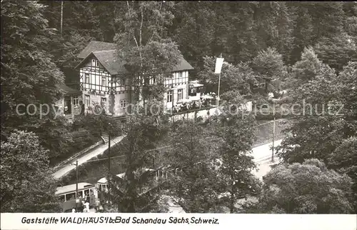 Bad Schandau Gaststaette Waldhaeusl Kat. Bad Schandau