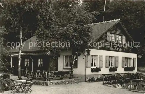 Kronberg Taunus Waldcafe Restaurant Bprgelstollen Kat. Kronberg im Taunus