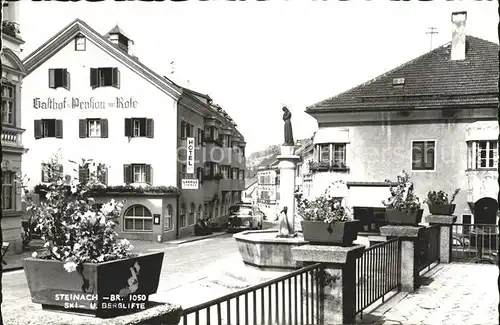 Steinach Brenner Tirol Gasthof Pension Rose Brunnen Kat. Steinach am Brenner