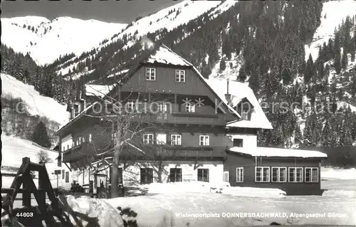 Donnersbachwald Alpengasthof Guertler Kat. Donnersbachwald