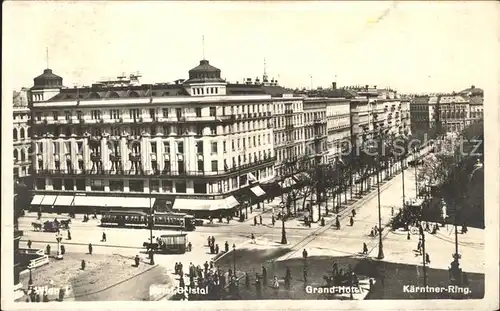 Wien Hotel Bristal Grand Hotel Kaerntner Ring Kat. Wien