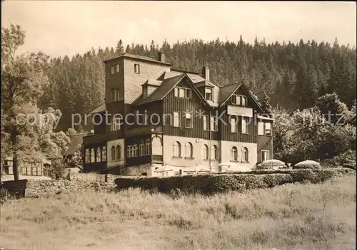 Baerenfels Erzgebirge HO Hotel Felsenburg Kat. Altenberg