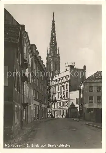 Muelhausen Elsass Stefanskirche Kat. Mulhouse