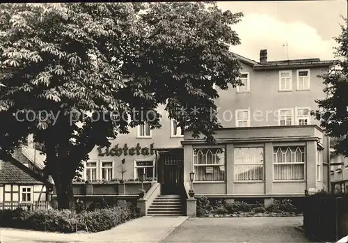 Unterweissbach Gaststaette Zum Lichtetal Kat. Unterweissbach